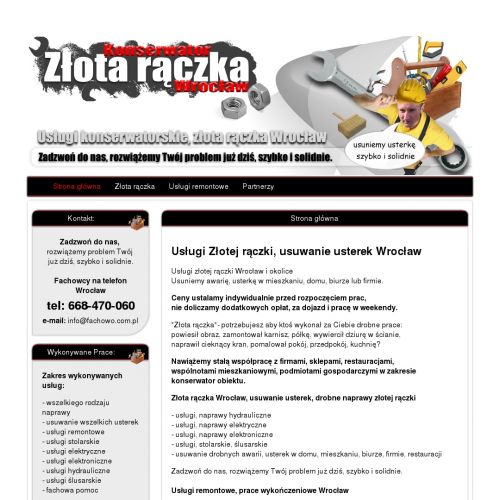 Usługi konserwatorskie Wrocław