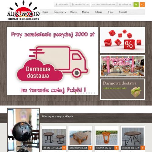 Wrocław - stoły kolonialne