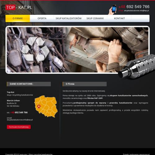 Skup ceramiki katalizatorów online - Warszawa