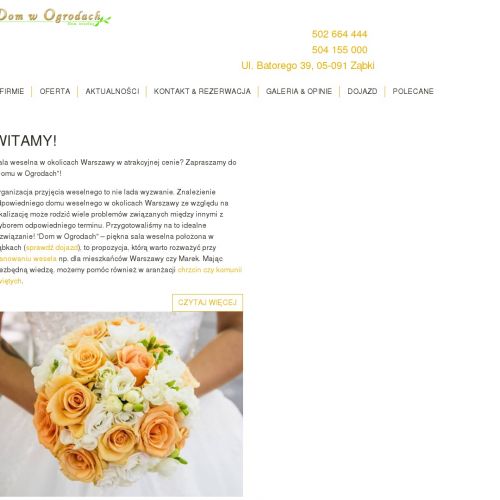 Sale weselne warszawa i okolice - Kobyłka