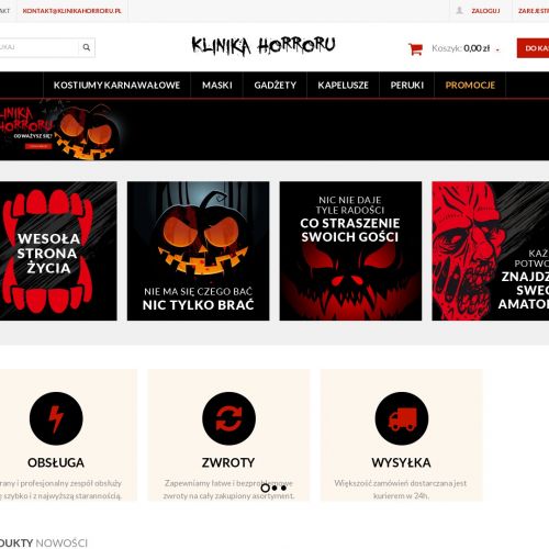 Stroje halloween w Katowicach