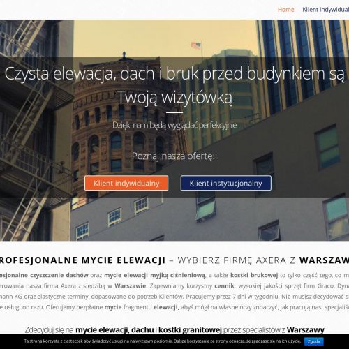 Warszawa - czyszczenie elewacji