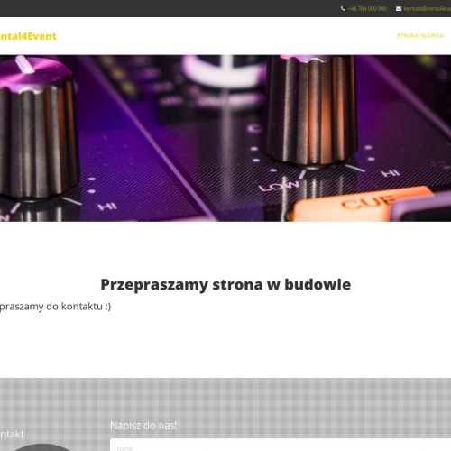 Oświetlenie eventowe - Warszawa