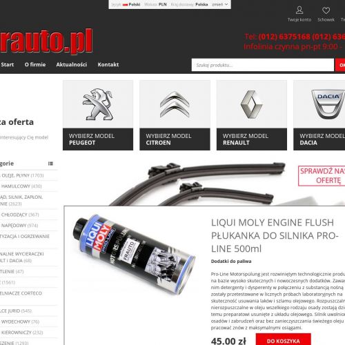 Dacia części oryginalne - Kraków