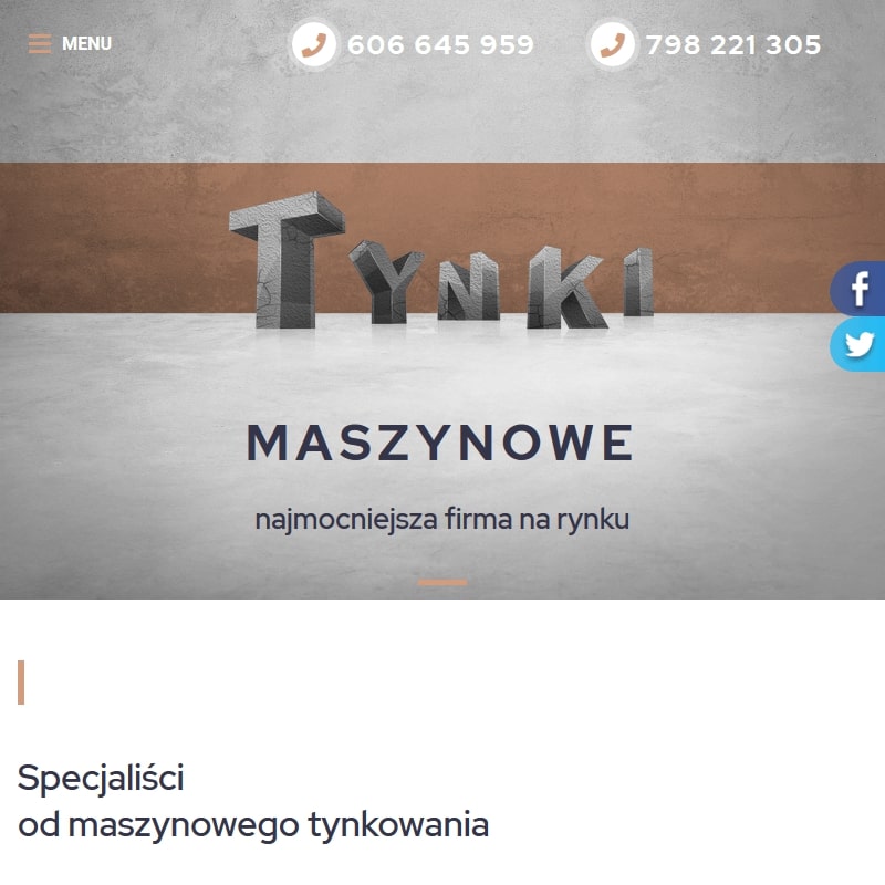 Tynkowanie maszynowe w Pabianicach