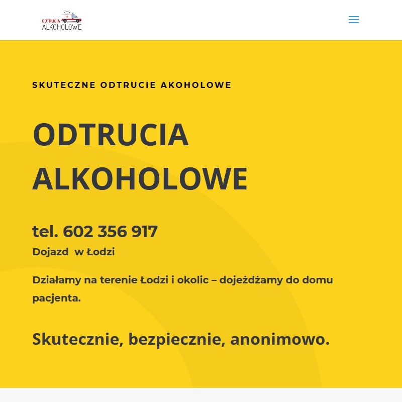 Pabianice - odtrucia alkoholowe łódź