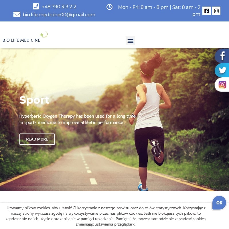 Komora hiperbaryczna w Wadowicach