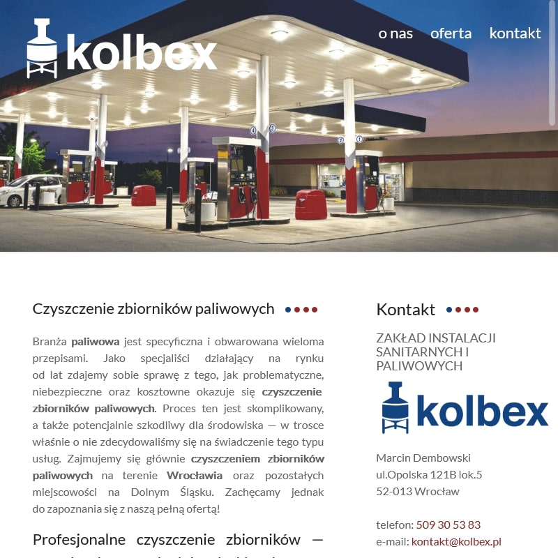 Serwis dystrybutorów paliw - Wrocław