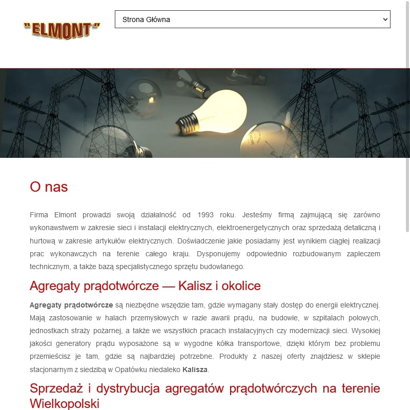 Wynajem agregatów prądotwórczych cennik