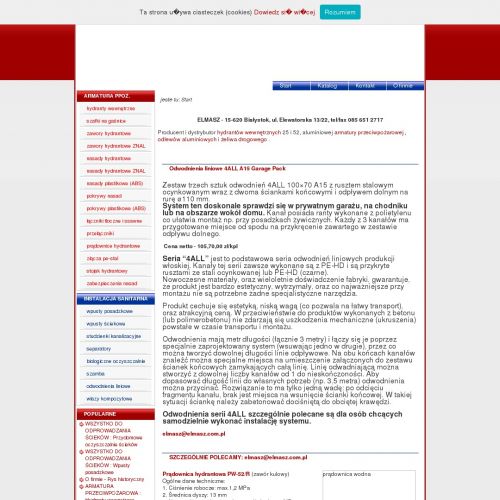 Odwodnienia liniowe zewnętrzne