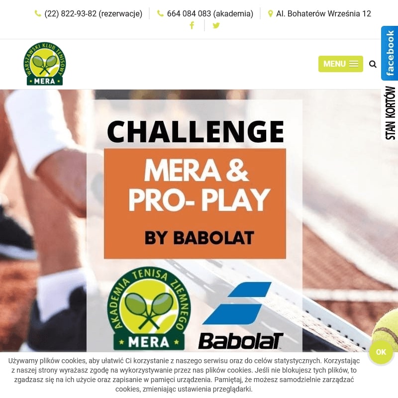 Warszawa - kort tenisowy