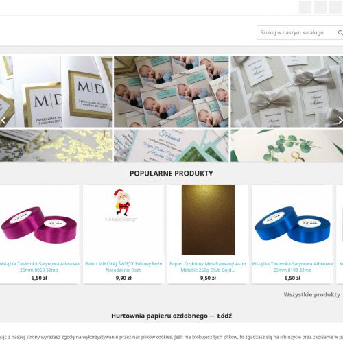 Papier ekologiczny na zaproszenia w Łodzi