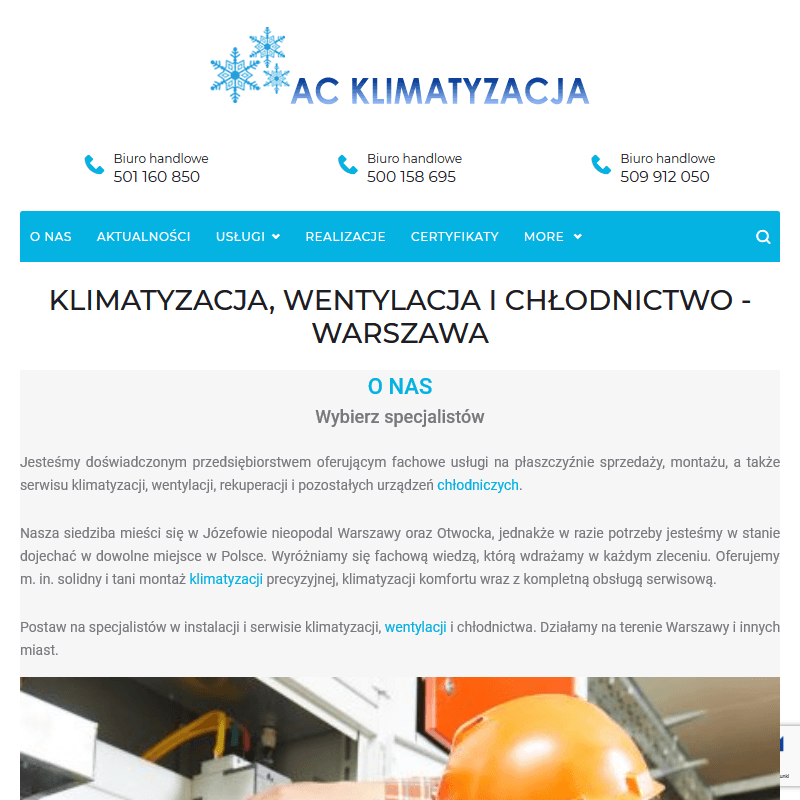 Klimatyzacja precyzyjna w Otwocku