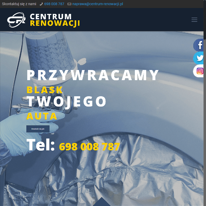 Radom - naprawa blacharska wgnieceń