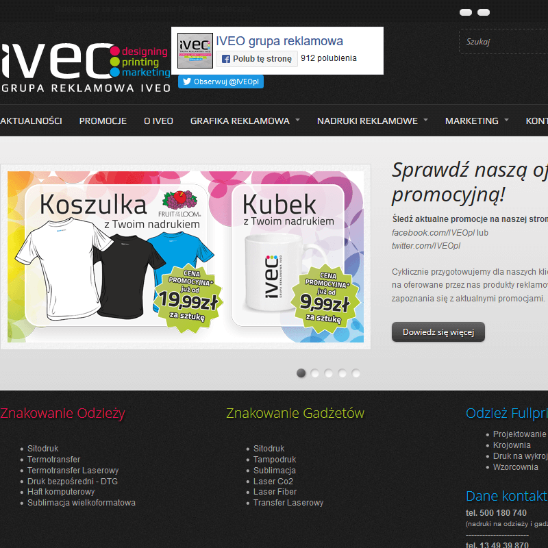 Sublimacja druk na tkaninie - Jasło