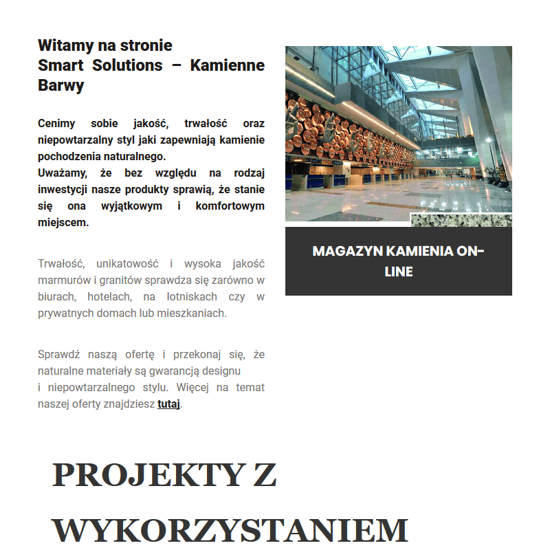Hurtownia kamienia Warszawa
