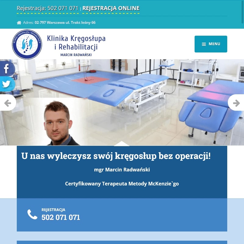 Rehabilitacja metodą mckenziego w Warszawie