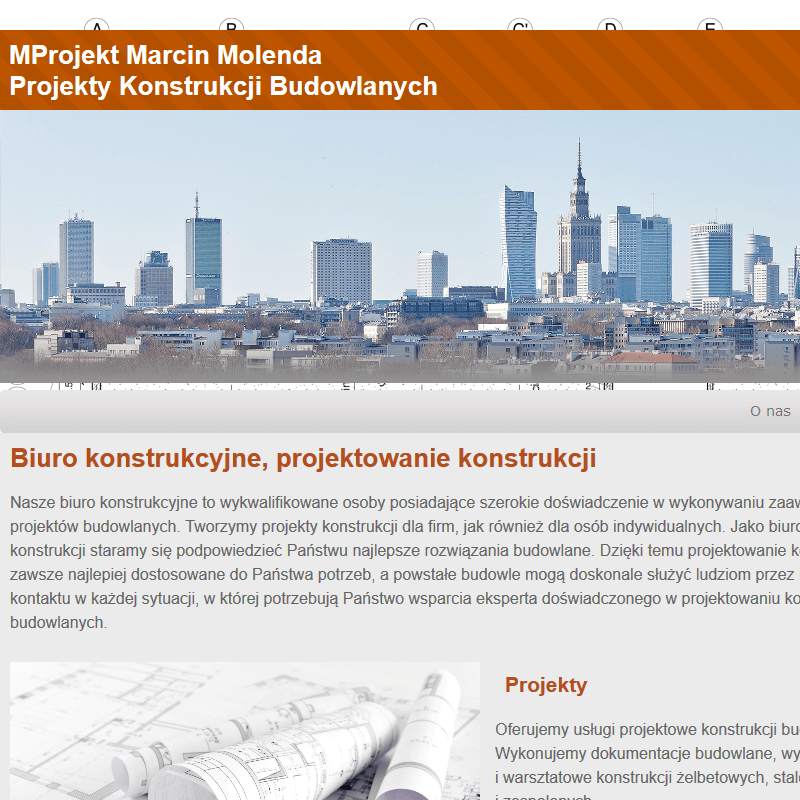 Projekty konstrukcji mazowieckie - Warszawa