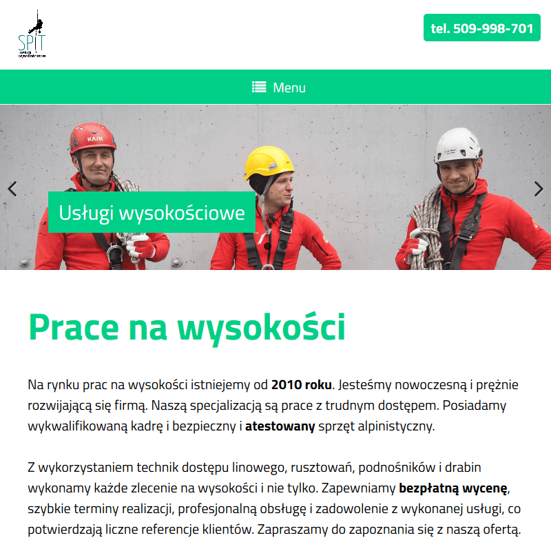 Kraków - malowanie na wysokościach