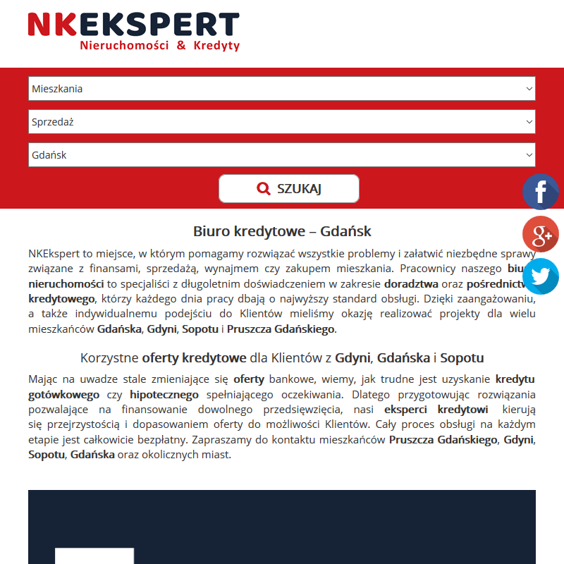 Kredyt gotówkowy Pruszcz Gdański - Gdynia