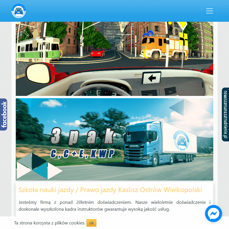 Ostrów Wielkopolski - szkoła nauki jazdy kat ce