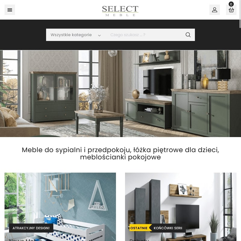 Meblościanka z komodą