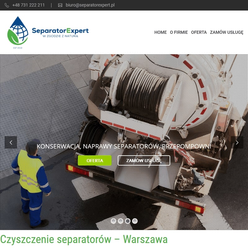 Czyszczenie separatorów Mińsk Mazowiecki