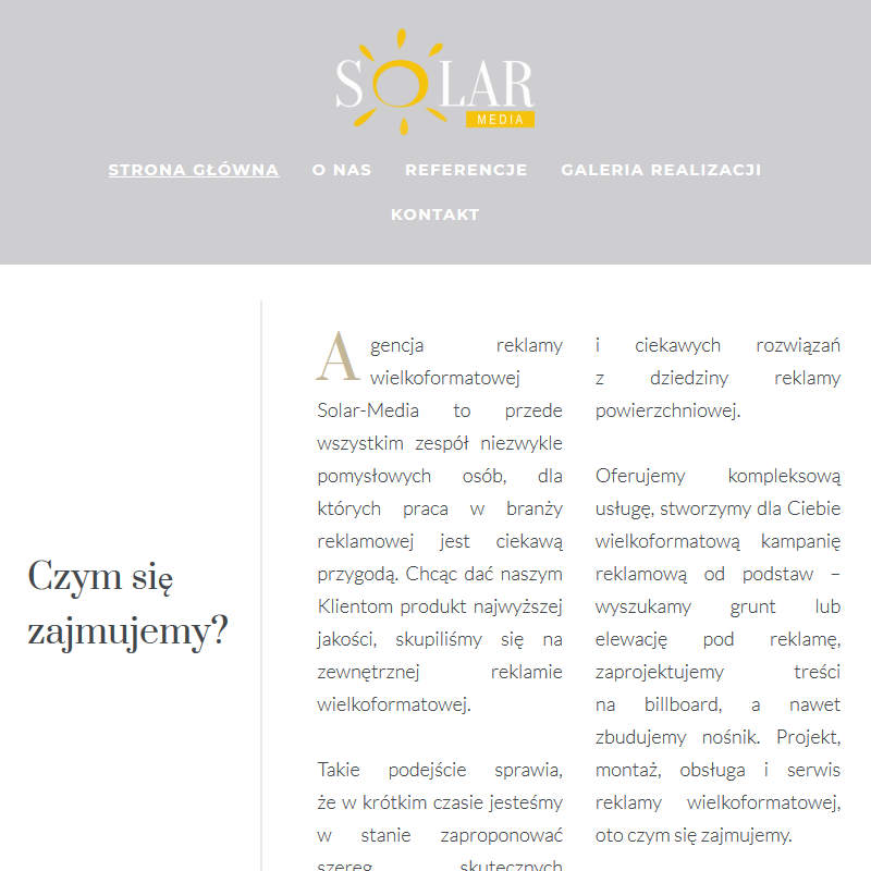 Pylon reklamowy projekt - Warszawa