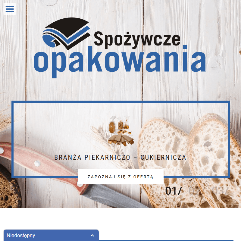 Poznań - opakowania na ciastka
