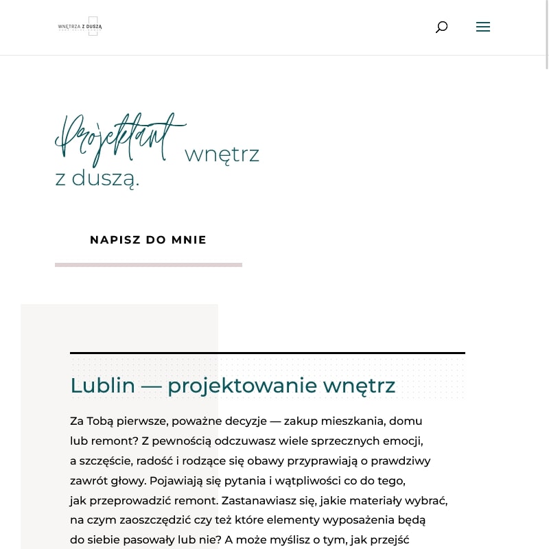 Projektowanie wnętrz - Lublin
